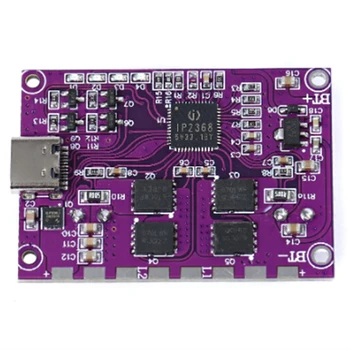  1 PCS Violetinė IP2368 100W dvikryptis greito įkrovimo modulis 