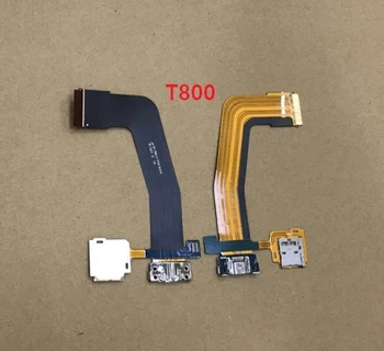  10Pcs Micro SD USB įkrovimo prievado lankstus laidas, skirtas Samsung Galaxy Tab S 10.5 T800 T805 įkroviklio prievado dokas su SD jungtimi