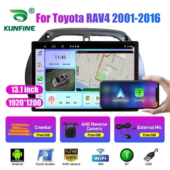  13,1 colių Automobilių radijas Toyota RAV4 2001 2002-2016 Automobilio DVD GPS navigacija Stereo Carplay 2 Din Centrinė multimedija Android Auto