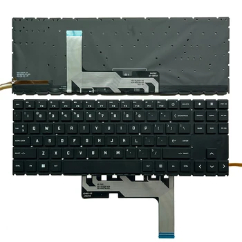  16-B JAV klaviatūra, skirta HP OMEN 16-B1000 16t-B000 16-b0080tx 16-C 16-C0011dx 16-C0001dx 16-C0002dx 16-C0035nr Backlit Fit AMD
