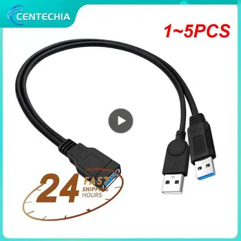  1~5PCS paketas) 2 in 1 OTG kabelis TV Stick su maitinimo laidu USB A tipo moteriškas į mikro USB taip pat suderinamas su vyrais ir moterimis
