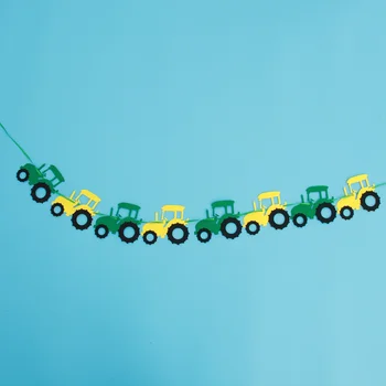  2 vnt Pakabinamas reklaminis skydelis Vakarėlis Dekoracijos Automobilių festivalis Inžinerinės transporto priemonės Vaikų ornamentas
