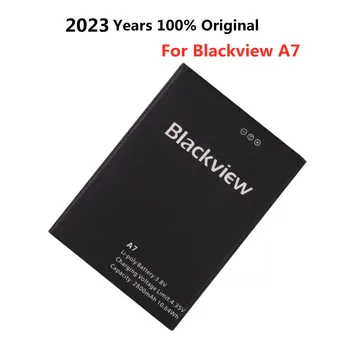  2023 Original For Blackview A7 BV A7 Smart Mobile Phone Battery Genuine 2800mAh Replacement Li-Polymer Battery Batteries Bateria