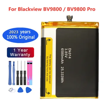  2023 Originalus 6580mAh BV 9800 telefonas Nauja baterija Blackview BV9800/ BV9800 Pro originalios pakaitinės baterijos Bateria sandėlyje