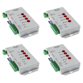  4X RGB LED valdiklis T1000S SD kortelė 2048Pikselių valdiklis skirtas WS2801 WS2811 WS2812B SK6812 LPD6803 DC5-24V