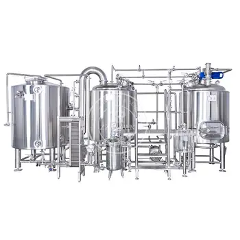 500L alaus daryklos įranga Dviejų laivų alaus daryklos alaus virimo sistema, tiekiama mažoms amatų alaus darykloms alaus darykla