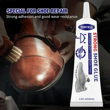  60ml Batų taisymo klijai Boot Glue Sole Repair Sneaker Fix Glue Professional Grade Quick Dry Low Smell Atsparus aukštai temperatūrai