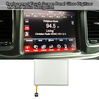  8.4 colių spaudos ekrano skydelio stiklo skaitmeninimo priemonės keitimas Chrysler Dodge Ghibli Uconnect 3 RB5 RE2 radijo navigacijai