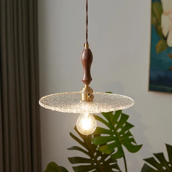  American Country Glass LED pakabinami žibintai Dinning Living Room Loft Style Industrial Vintage Edison pakabinama lempa