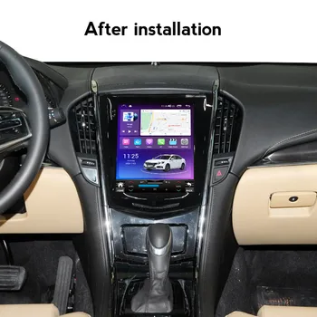  Android 12 8G 128G skirta Cadillac ATS XTS CTS SRX 2013 - 2018 Tesla stiliaus automobiliui GPS radijas Multimedijos vaizdo grotuvo navigacija