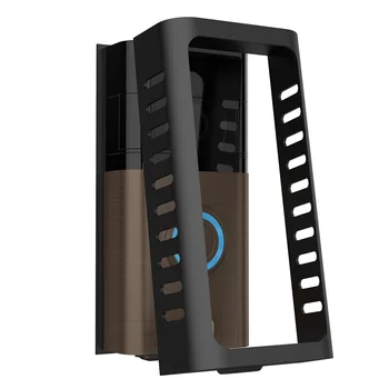  Anti-Theft Doorbell Mount for Ring Video Doorbell 1/2/3/3 Plus/4/2020 Release/2023 Doorbell Mount Holder Black