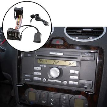  Automobilinis Bluetooth 5.0 Aux kabelis Mikrofonas Laisvų rankų įranga Mobilusis telefonas Nemokamas skambinimo adapteris 6000 CD Ford Mondeo Focus Fiesta