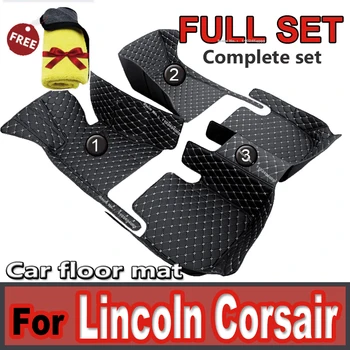  Automobilių grindų kilimėliai Lincoln Corsair 2020 2021 Custom Auto Foot Pads Automobilių kilimų dangčio interjero aksesuarai