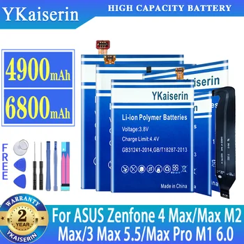  Baterija Asus ZenFone Max Pro M1 6.0 M2 ZB601KL C11P1610 C11P1805 C11P1508 C11P1609 C11P1706 bateria + NO