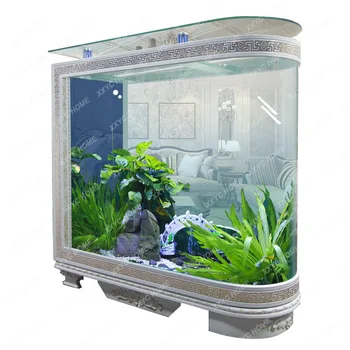  Chuanghai europietiško stiliaus ekologinio akvariumo ekrano kulka didelė ir vidutinė svetainė =