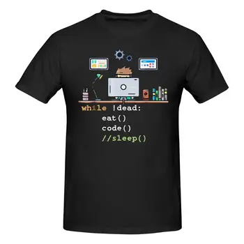  Code Programuotojas Humoro dizaino marškinėliai Medvilniniai 