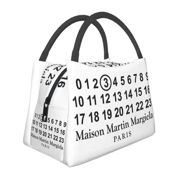  Custom Mm6 Margielas Pietų krepšiai Moterys Šiltas aušintuvas Izoliuota pietų dėžutė darbui pinic arba kelionės
