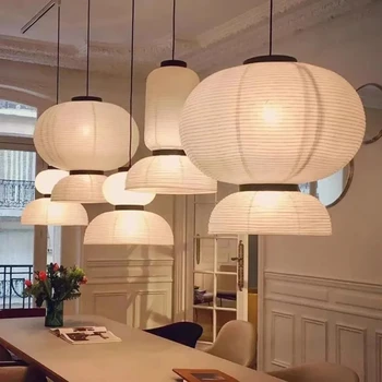  Formakami Pakabinama lempa Art Rice balta popierinė lempa Decor virtuvės salai Restorano lofto šviesos CX601PC