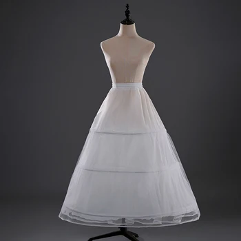  Fotografijos studija Petticoat vestuvinės suknelės sijonas trys plieniniai žiedai du sluoksniai kieto tinklelio