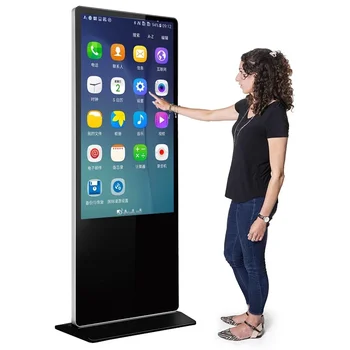 geriausiai parduodamas išmanusis kioskas Vertikalus LCD reklaminis ekranas Interaktyvus skydelis Skaitmeninis ekranas Totemas Ant grindų stovintis jutiklinis ekranas