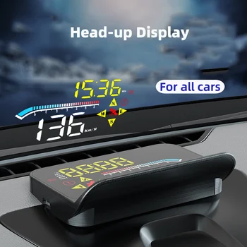  HUD Head Up Display Auto OBD2 GPS Dual System projektorius automobilio stiklo apsaugai Vandens temp signalizacija Elektroniniai automobilių priedai Automobilis