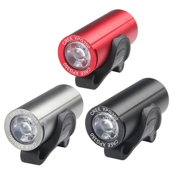  Kalnų dviračio priekinis žibintas LED dviračių lempa vandeniui atsparus priekinis žibintas dviračio dviračio lempa LED 350 liumenų USB įkraunamas patvarus