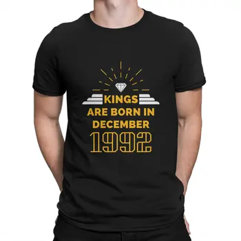  Karaliai gimsta gruodžio 30-osios gimtadienio proga Vyrai TShirt 1992 - 2022 -30 metų viršutiniai audinio marškinėliai