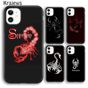  Krajews Animal Scorpio minkšto telefono dėklo dangtelis, skirtas iPhone 15 SE2020 14 6 7 8 plius XR XS 11 12 13 pro max coque Shell Fundas