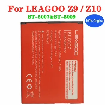  LEAGOO 100% originali aukštos kokybės 2000mAh baterija, skirta LEAGOO Z9 Z10 BT-5007&BT-5009 Mobiliojo telefono ličio polimerų baterijos