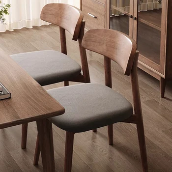  Medinis ergonomiškas valgomasis stalas Paprastas švarus aplinkos apsaugos valgomasis stalas Pigūs mieli Silla de Comedor virtuvės baldai