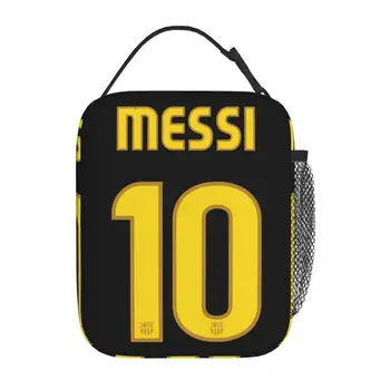  Messis futbolo izoliuotas pietų krepšys vyrams Moterų futbolas Messied maisto krepšys Daugkartinio naudojimo aušintuvas Terminės pietų dėžutės iškylai