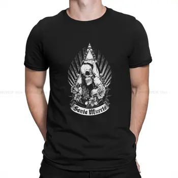  Mexico Skull Man TShirt Santa Muerte Classic Fashion T Shirt Graphic Sweatshirts Hipster