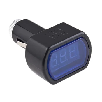  Mini automobilio įkrovimo voltmetras / skaitmeninis ekranas Automobilio įtampos detektorius / akumuliatoriaus voltmetro monitorius