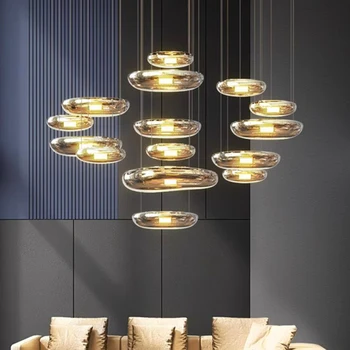  Modernūs namų dekoro LED žibintai pakabinami šviestuvai svetainei Šviestuvai valgomajam pakabinamas šviestuvas patalpų apšvietimas