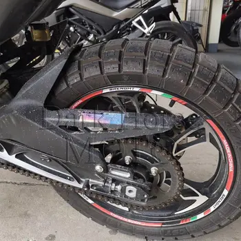  Motociklo padangų lipdukas Rato pedalo apdaila Tinkamas atspindintis vandeniui atsparus modifikuotas plieninis žiedas ZONTES Z2-125 125-Z2