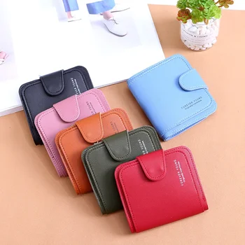  New Ladies Short Wallet Foreign Trade Explosive Short Wallet Multi-functional Ladies Student Card Clip Fashion Sales