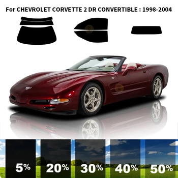  Precut nanokeramikos automobilis UV langų atspalvio rinkinys Automobilinė langų plėvelė CHEVROLET CORVETTE 2 DR CONVERTIBLE 1998-2004