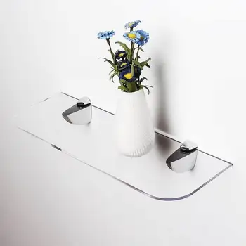  Premium skaidrus akrilo ekranas Stovas perforuotas sieninis dekoratyvinis stovas Gėlių vazos knyga Aromaterapinis vitrininis stovas