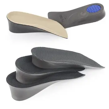  PU pusės batų vidpadžiai Nauji tinkliniai GEL sportiniai batų pagalvėlės pagalvėlės neslystantys nematomi pado vidpadžiai Unisex