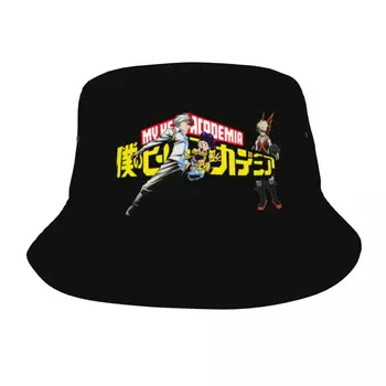  Shoto Bakugou kaušo kepurė paauglių paplūdimiui Boku No My Hero Academia Anime Saulės skrybėlės Stilingos pakuotės žvejybos skrybėlėms Boonie skrybėlė