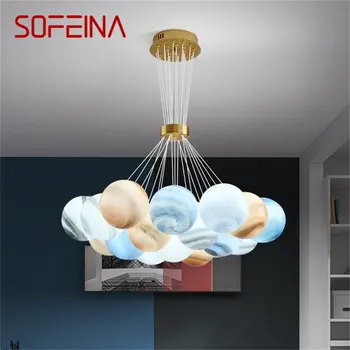  SOFEINA Kūrybiniai pakabinami šviestuvai Modernūs LED spalvingi balionų šviestuvai Namų valgomojo svetainė