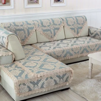  Stilingas šenilinės žakardo sofos pagalvėlės dangtelio komplektas Komplektas Komplektas Sofos užvalkalai Sofos Sofų užvalkalai Užvalkalai Sofos Svetainei