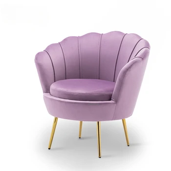  Svetainės kėdės Nordic Modern Vanity Relax miegamojo kėdės dizainas Akcentas Vanity Sillon Individualūs namų baldai KTSF003
