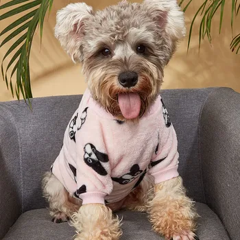  [Tarpvalstybinis tiekimas] Rožinis prancūziškas Dou džemperis šiltais šunų drabužiais didmeninė prekyba kačių drabužiais ir aksominiais naminių gyvūnėlių drabužiais