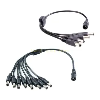  Universalus DC5.5x2.1mm maitinimo kabelis jūsų energijos poreikiui 5.5x2.1mm maitinimo kabelis skaitmeniniam produktui 40cm / 15.75inch D0UA