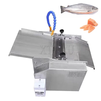  visiškai automatinis stalinis žuvų odos pašalinimo aparatas Tilapijos odos lupimo mašina Žuvų mėsos odos separatorius