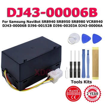  XDOU DJ43-00006B baterija Samsung NaviBot SR8940 SR8950 SR8980 VCR8940 DJ43-00006B DJ96-00152B DJ96-00203A DJ43-00006A + įrankis