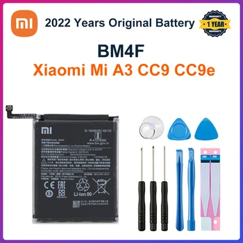  Xiao mi 100% Orginal BM4F 4030mAh baterija, skirta Xiaomi Mi A3 CC9 CC9e Mi 9 Lite Aukštos kokybės telefonų pakaitinės baterijos + įrankiai