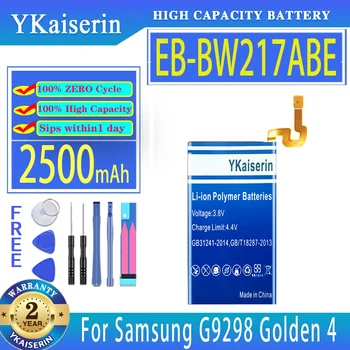  YKaiserin 2500mAh baterija EB-BW217ABE EBBW217ABE skirta Samsung G9298, skirta Galaxy Golden 4 SM-W2017 Mobilusis telefonas Bateria