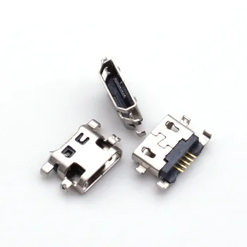  30pcs Micro USB atvirkštinė sunki plokštė 1.2 Įkrovimo prievado jungtis HuaWei G7 G7-TL00, skirta Lenovo A708t S890 / skirta Alcatel 7040N